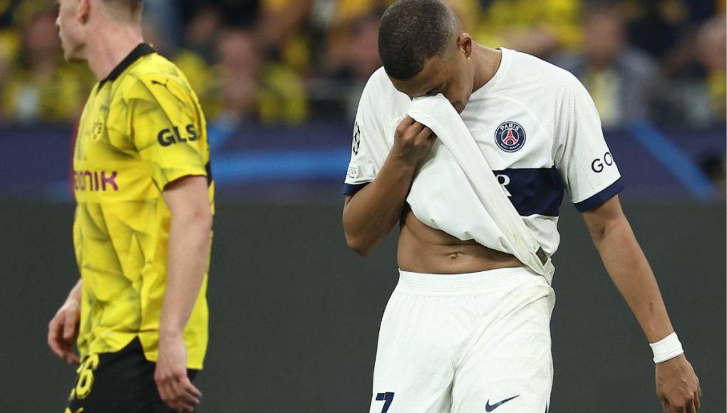 No se vio en TV: frustración de Mbappé y grandes momentos del Dortmund vs PSG