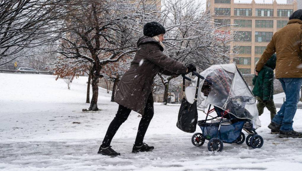 Tormenta de nieve sorprende a Nueva York tras dos años sin nevadas