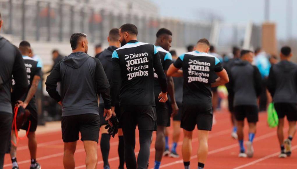 ¡Con legionarios! Honduras realizó su primer entrenamiento en Dallas