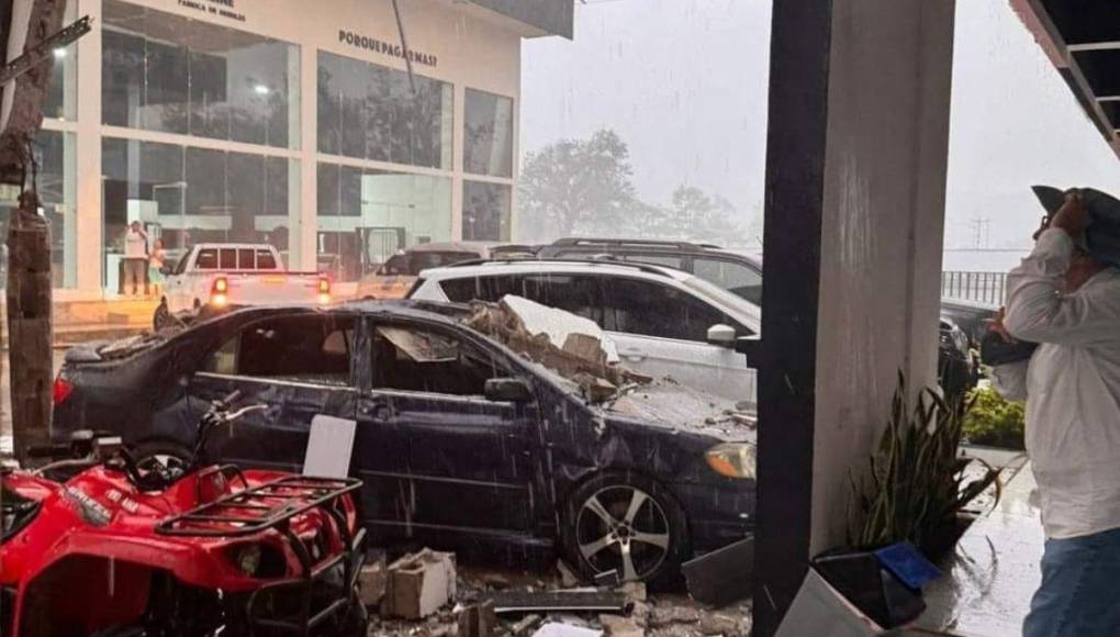 Fuertes daños luego de tormenta con granizo en Nueva Arcadia, Copán