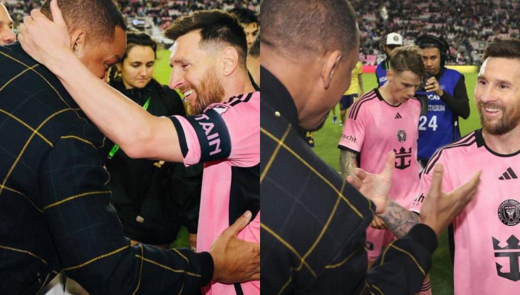 ¡Will Smith conoce a Messi! ¿Cuál fue la reacción de Antonella?