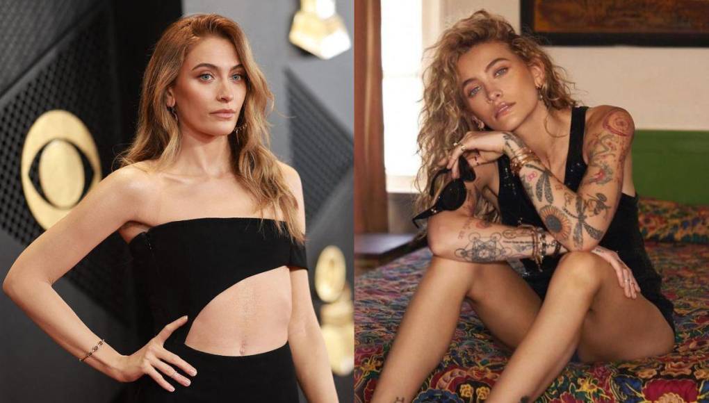 Así cubrió Paris Jackson sus 80 tatuajes para los Grammy 2024