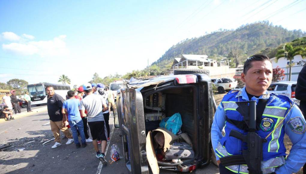 Por conducir ebrio conductor provoca accidente en CA-5, cerca de Zambrano