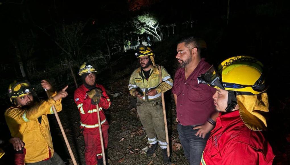 Uso de helicópteros y personal en tierra: así luchan los bomberos para controlar incendio en La Tigra