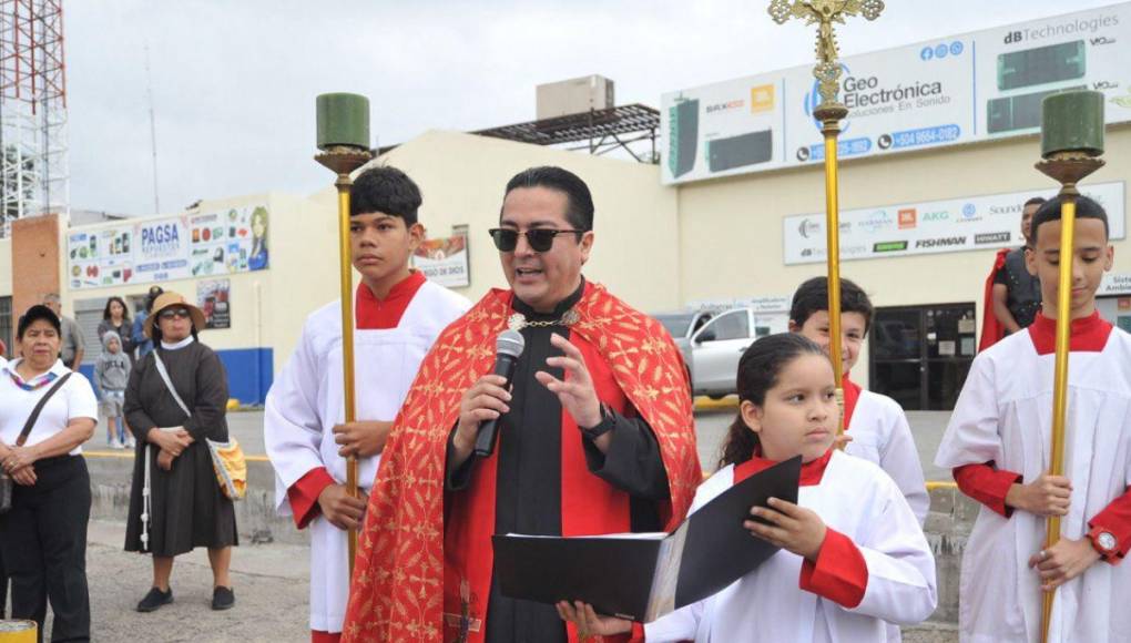 Así representó la iglesia El Calvario la pasión y muerte de Jesús este Viernes Santo