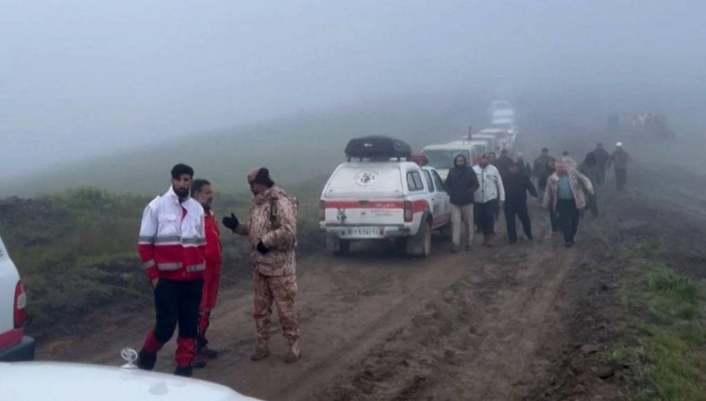 Así quedó el helicóptero donde viajaba Ebrahim Raisi, presidente de Irán