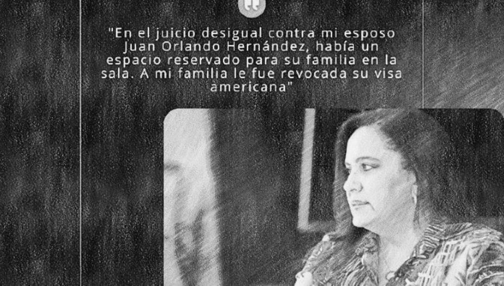 Frases de Ana García tras segundo día de juicio de Juan Orlando Hernández