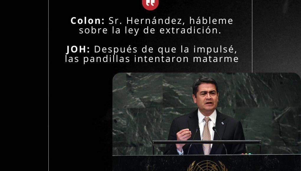 Las declaraciones más impactantes de Juan Orlando Hernández en su juicio