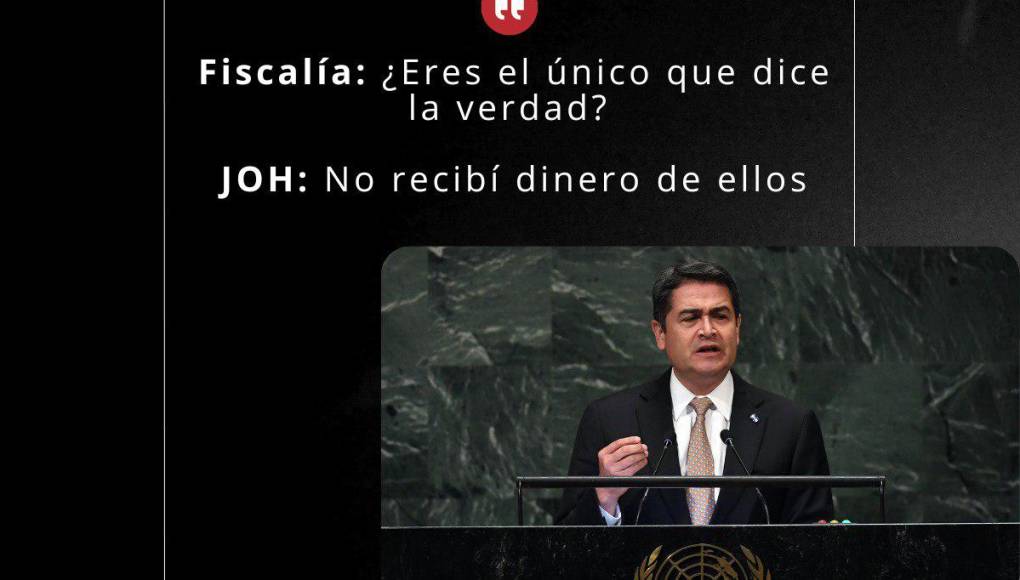 Las declaraciones más impactantes de Juan Orlando Hernández en su juicio