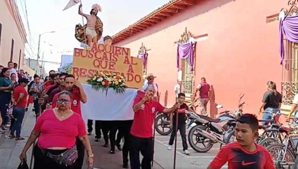 Así se vive el Domingo de Resurrección en diferentes partes de Honduras