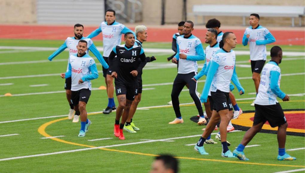 ¡Con legionarios! Honduras realizó su primer entrenamiento en Dallas