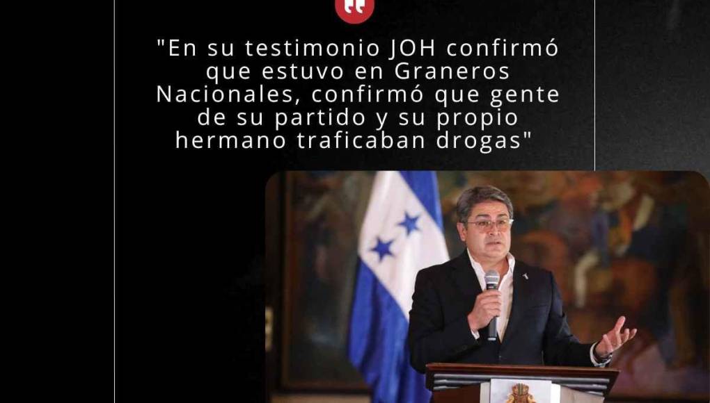 Frases de la Fiscalía en sus argumentos de cierre en juicio de Juan Orlando Hernández