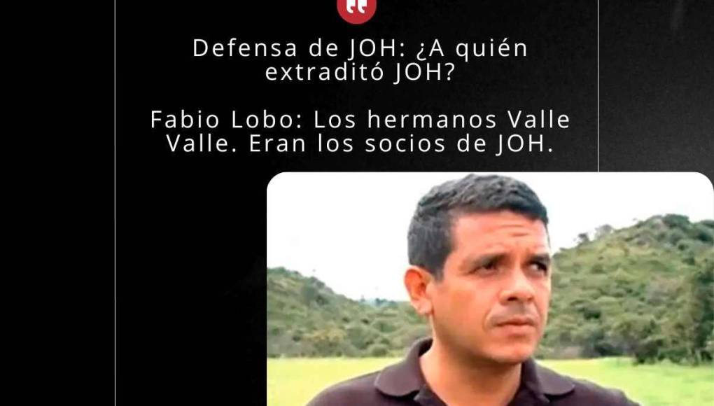 “Pedí favores a Juan Orlando Hernández”: Frases de Fabio Lobo en el juicio