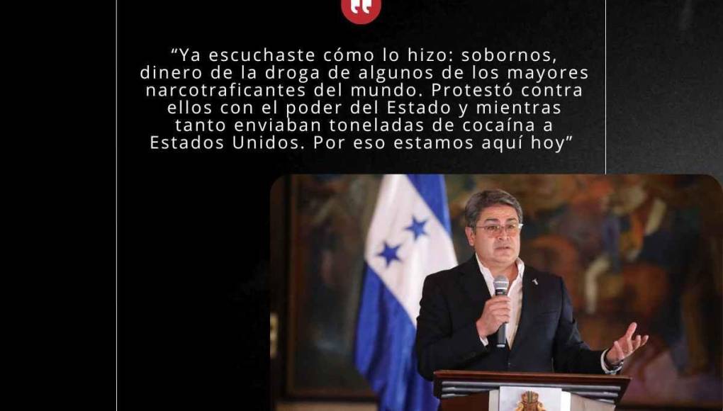 Frases de la Fiscalía en sus argumentos de cierre en juicio de Juan Orlando Hernández