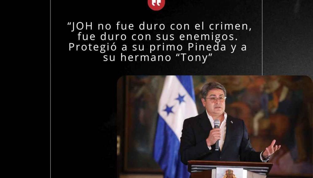 Frases de la Fiscalía en sus argumentos de cierre en juicio de Juan Orlando Hernández