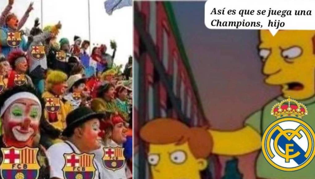 Real Madrid a la final y los memes hacen pedazo a aficionados del Barcelona