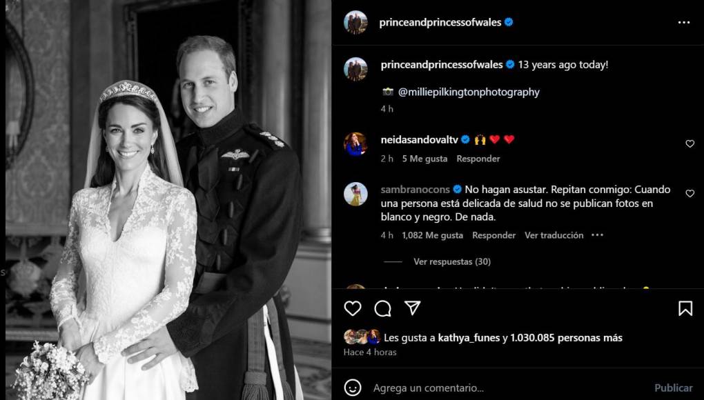 La historia de amor del príncipe William y Kate Middleton