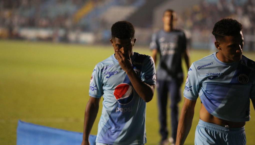 Las tristes imágenes de Motagua tras ser eliminado por Olimpia