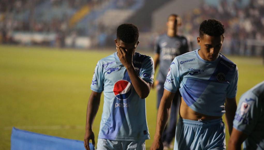 Las tristes imágenes de Motagua tras ser eliminado por Olimpia