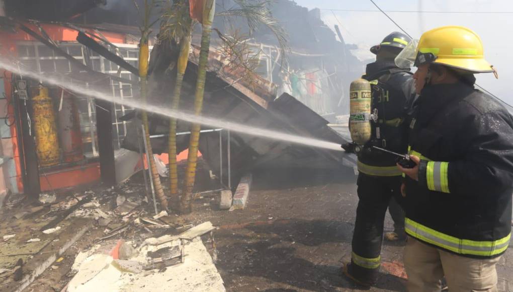 Por aire y tierra luchan para apagar voraz incendio en la capital