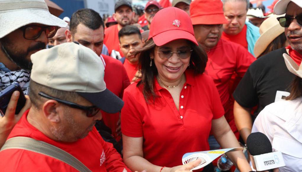 Los políticos hondureños que asistieron a la marcha del 1 de mayo