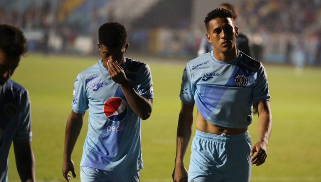 Las tristes imágenes de Motagua tras ser eliminado por Olimpia