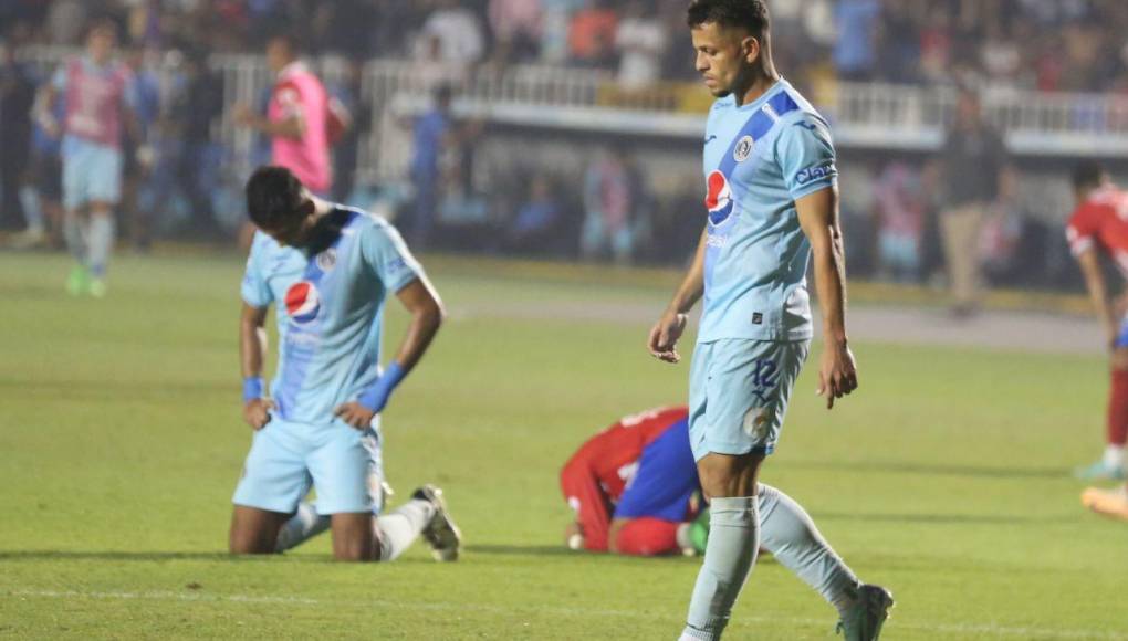 Las tristes imágenes de Motagua tras ser eliminado por Olimpia