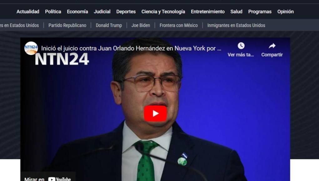 Prensa internacional: Así se informó el inicio del juicio de JOH