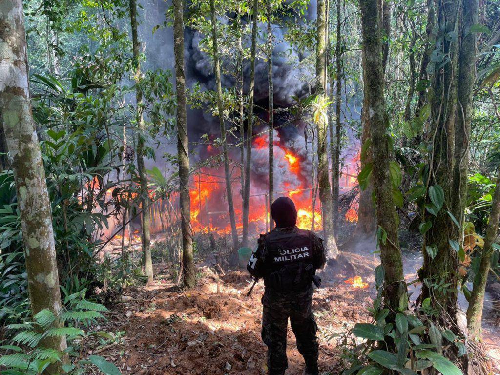 $!Las zonas donde realizan la siembra de los arbustos de hojas de coca son de difícil acceso y cuesta días encontrarlos, asegurarlos y destruirlos.