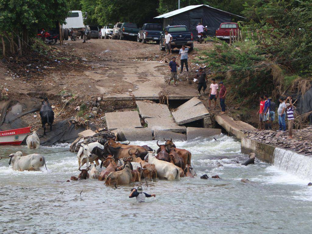 $!Los habitantes de la Costa de los Amates tienen que ingeniárselas para cruzar hacia El Cubulero.