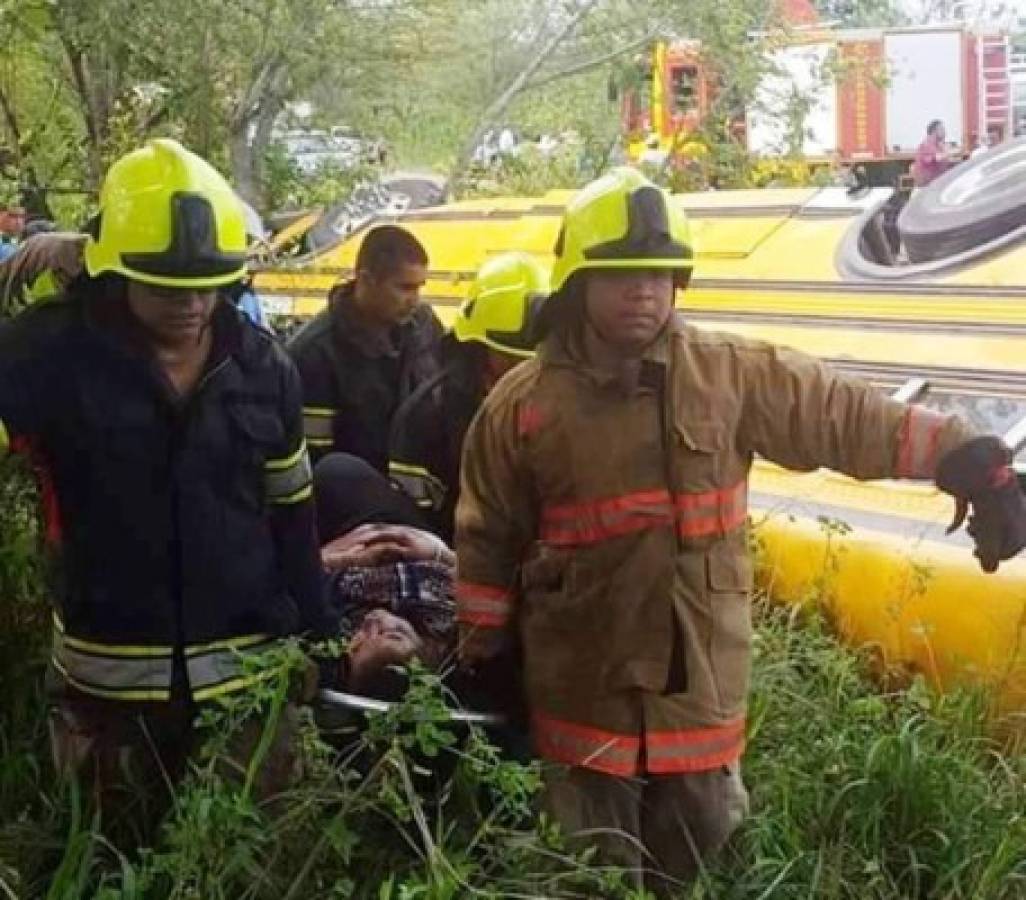 Al menos 11 heridos tras accidente en Santa Bárbara