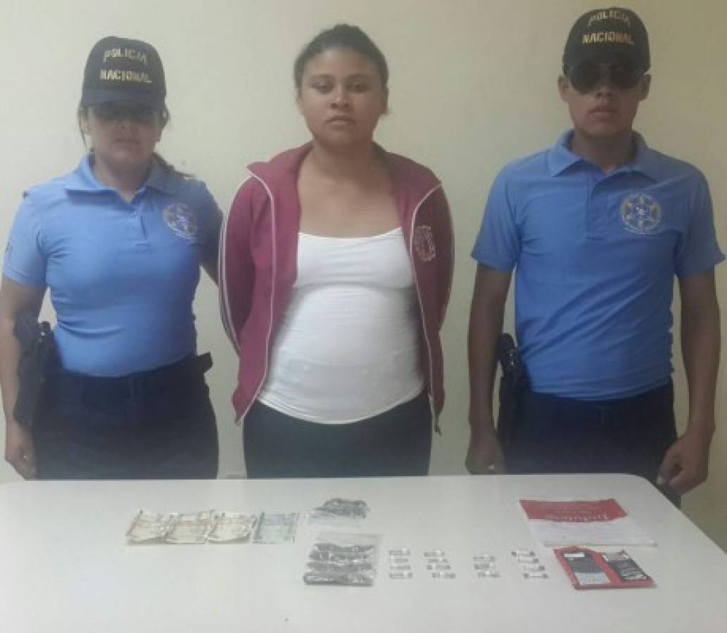 Capturan a distribuidora de droga en Comayagüela