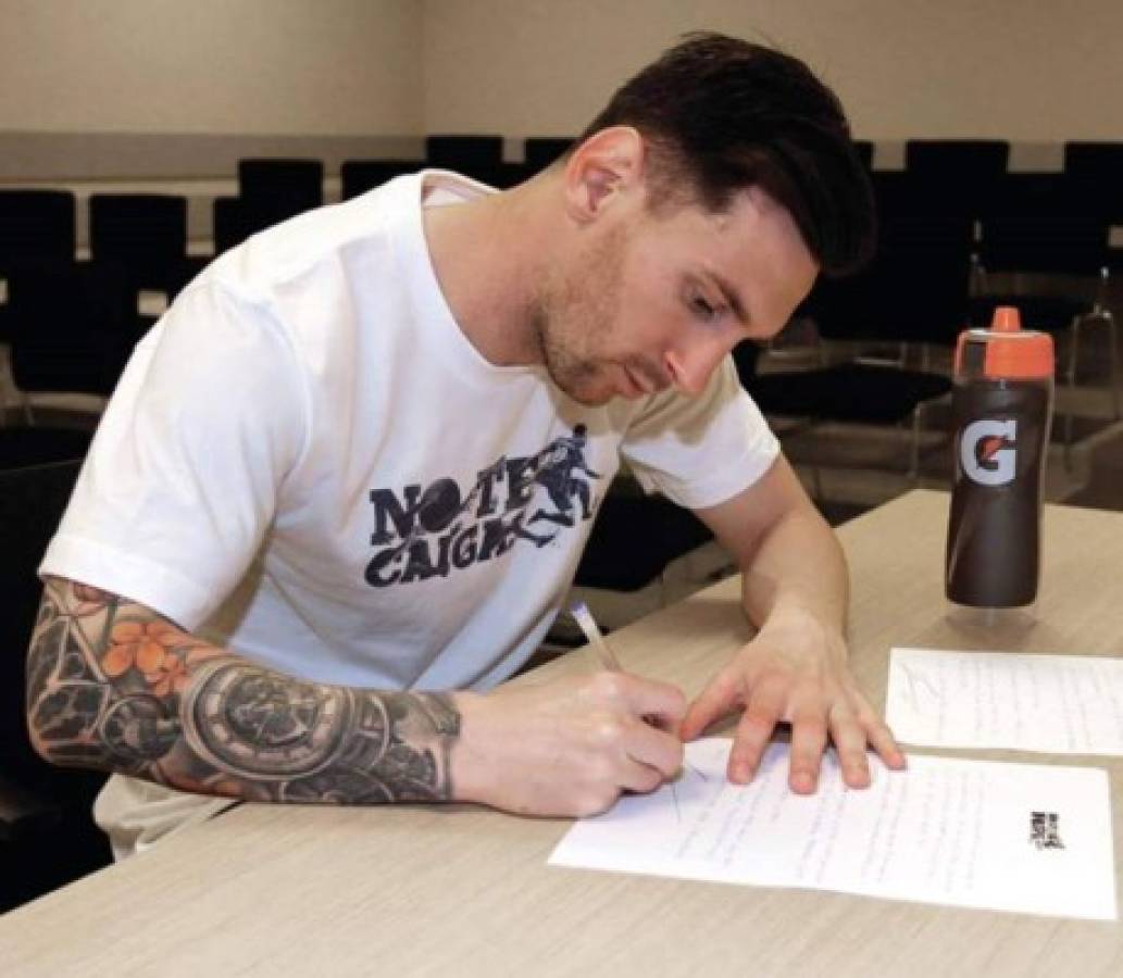 Messi conmueve al mundo con su carta de esperanza