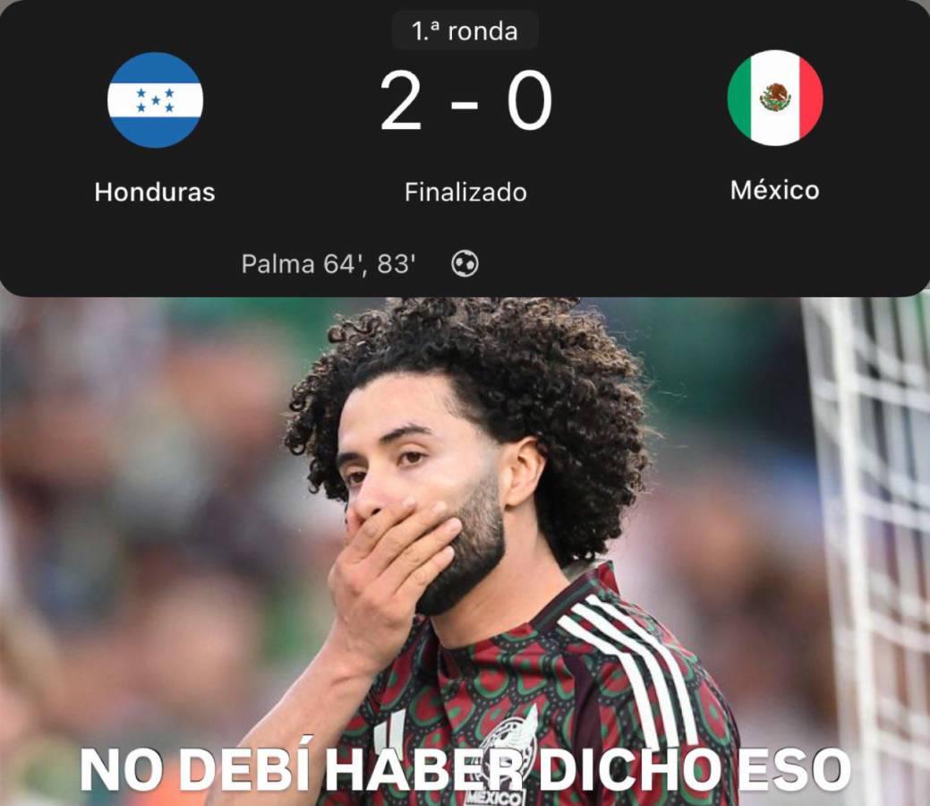 ¡Para reírse! Memes destrozan al “Chino” Huerta y selección de México tras caer ante Honduras