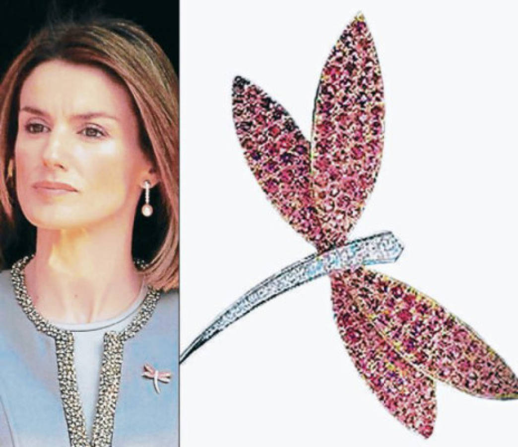 Diamantes y oro blanco en el joyero de Letizia