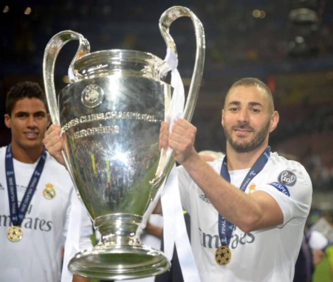 FOTOS: Jugadores del Real Madrid con la copa