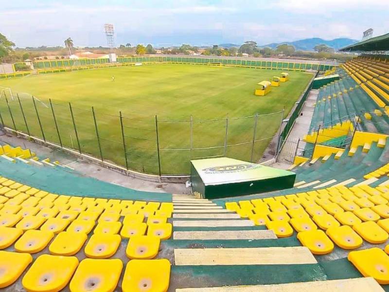 El estadio Luis Girón ubicado en La Lima, Cortés.