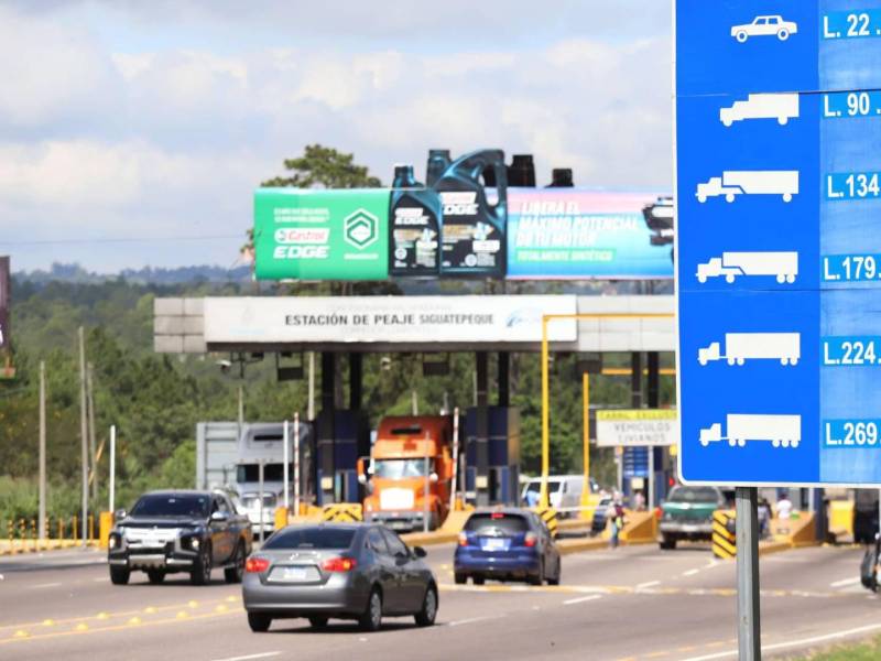 Aunque la carretera del norte está impecable, el pago de peajes desajusta la ya debilitada economía de los hondureños.