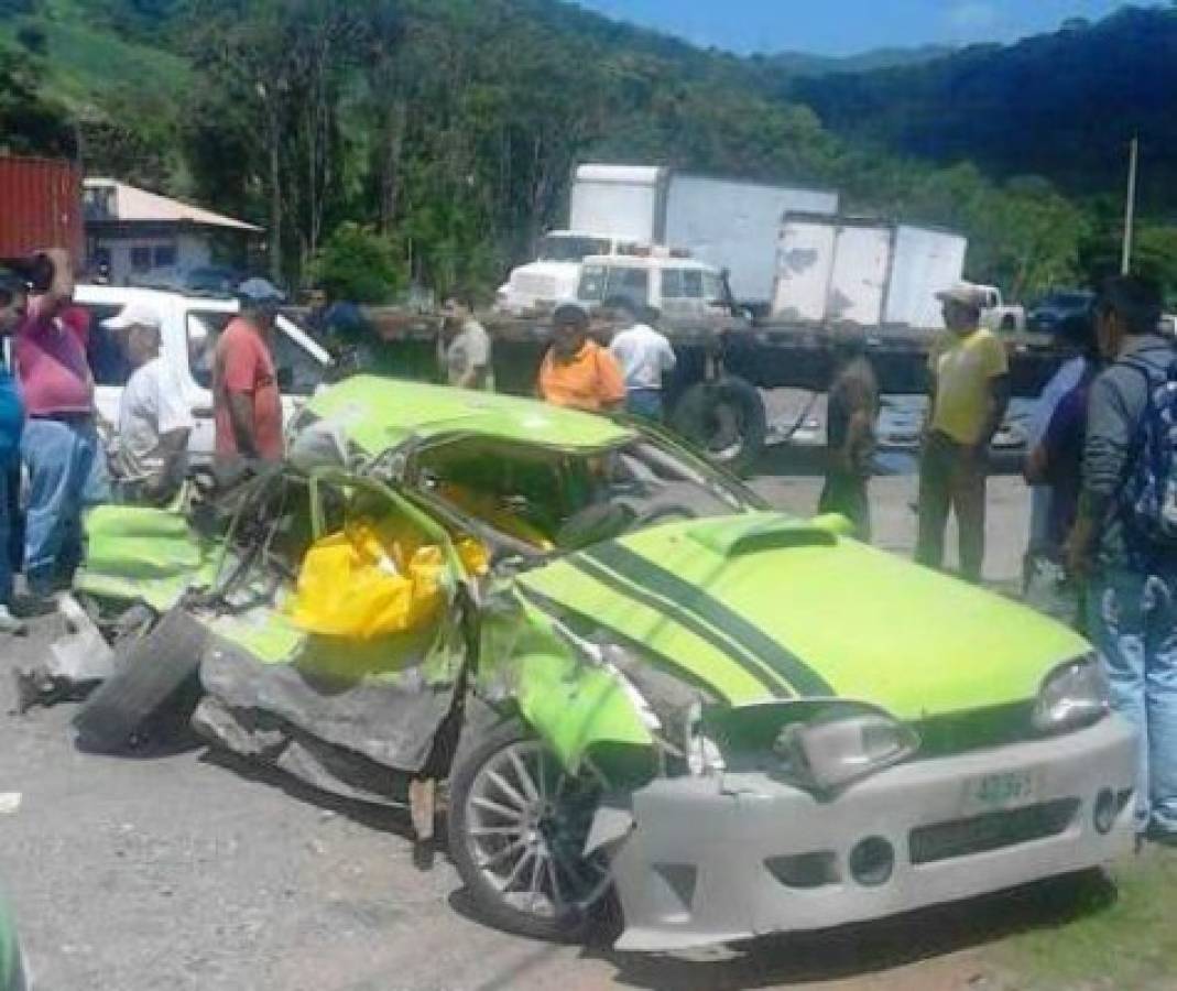 Honduras: Mujer y su hijo mueren en accidente en Yojoa