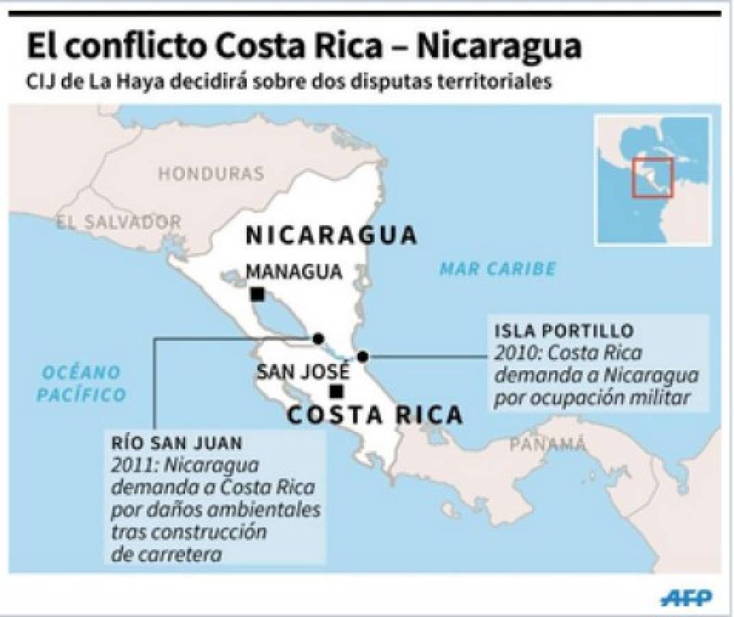 Corte Internacional de Justicia dirime disputas limítrofes entre Costa Rica y Nicaragua