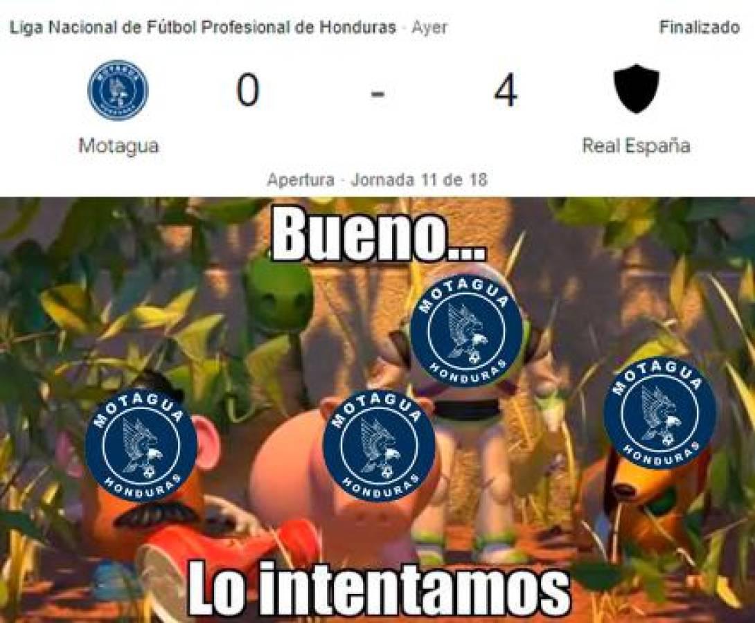 Memes destrozan a Motagua tras goleada de Real España en Tegucigalpa