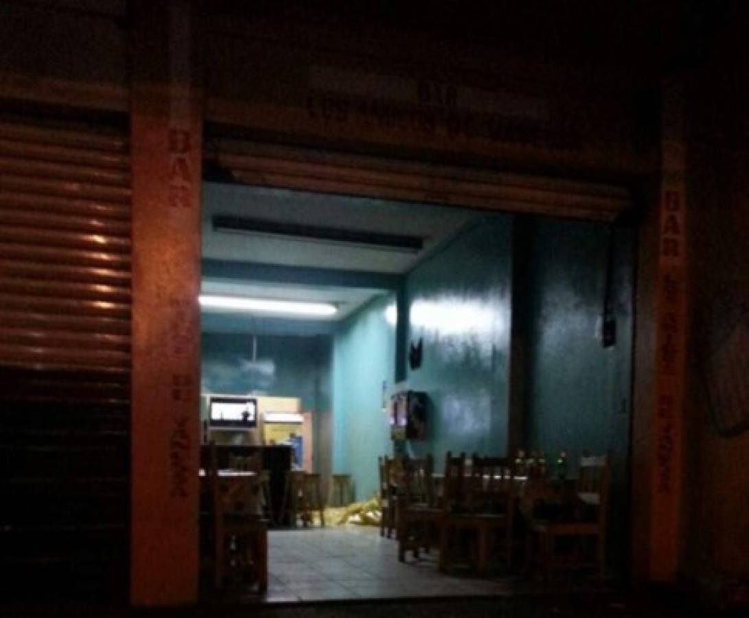 Acribillan a dos personas al interior de una cantina en Comayagüela