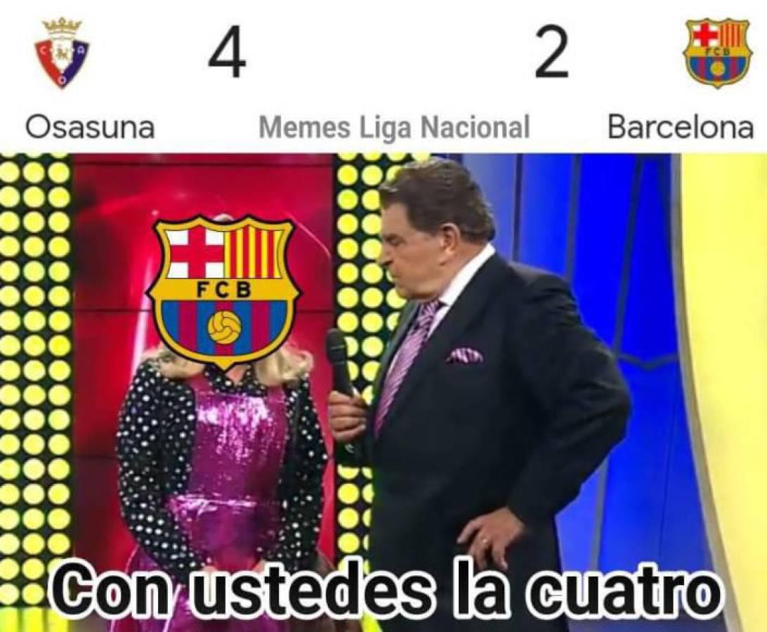 Los divertidos memes que dejó goleada a Barcelona por Osasuna