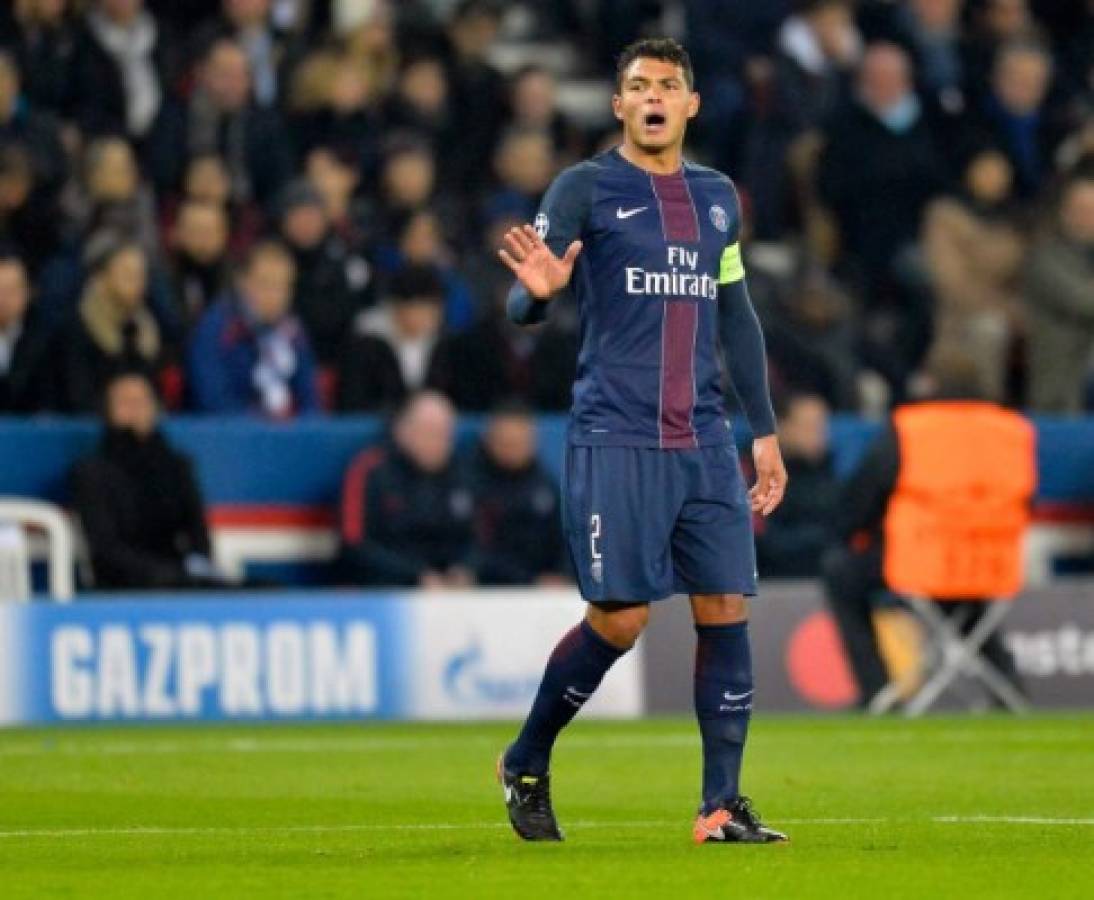 El brasileño Thiago Silva, baja contra el Barcelona