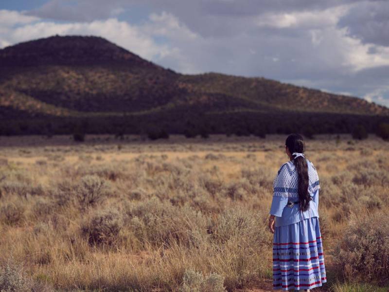 La tribu Havasupai reconoce como sagradas las tierras cercanas a la mina Pinyon Plain. “Esta es nuestra patria”, dijo Carletta Tilousi. (Jesse Rieser para The New York Times)