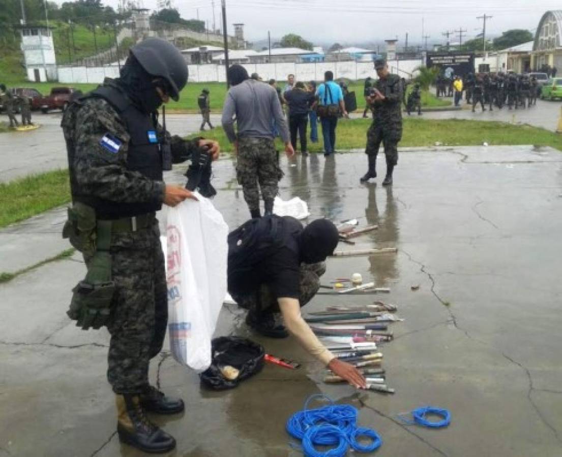 Hallan más armas de fuego tras operativo en la cárcel de Támara