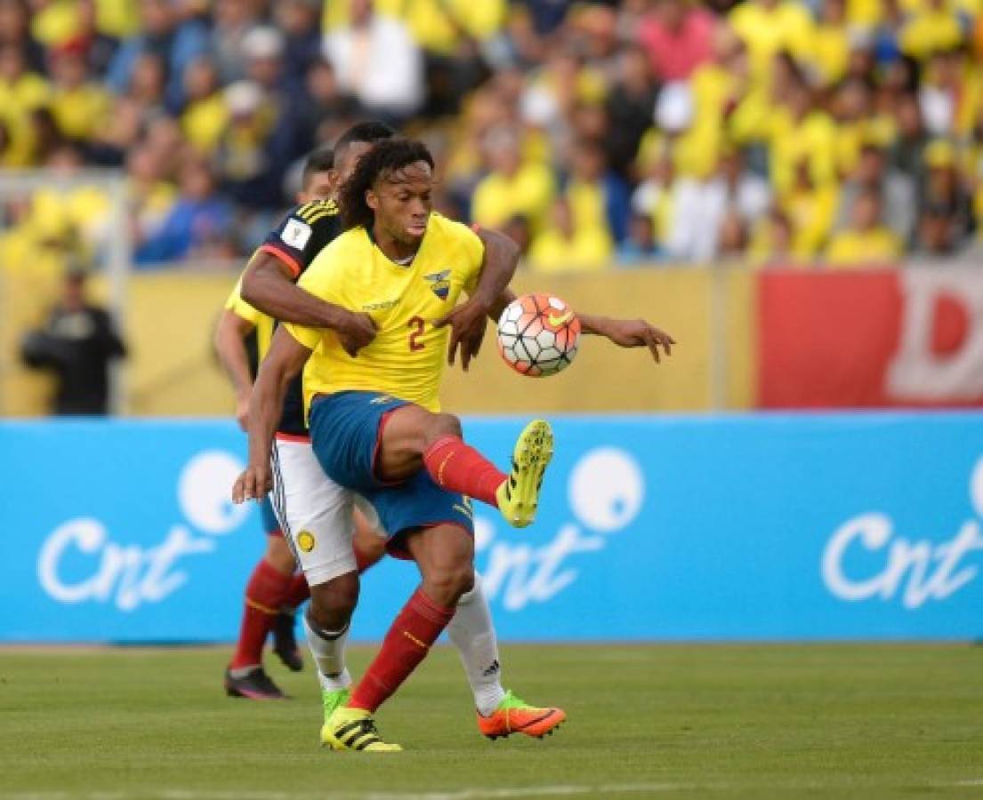 Colombia gana 2-0 a Ecuador y se afianza en zona de clasificación para Rusia-2018