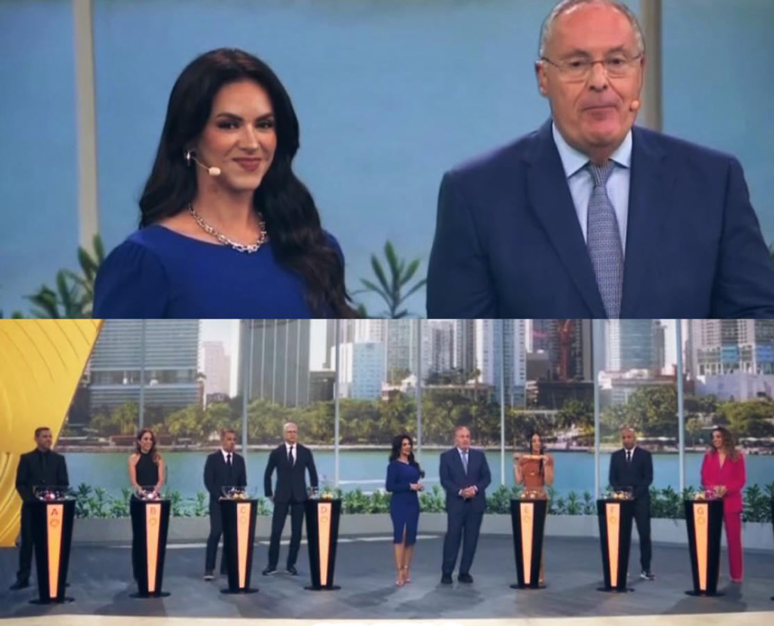 Bella periodista hondureña y celebridades presentes en sorteo del Mundial de Clubes 2025