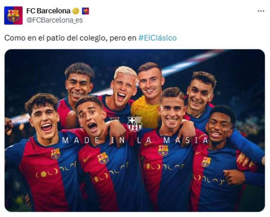 Burlas e indirectas: Lo que se ha publicado del Barcelona tras vencer al Real Madrid