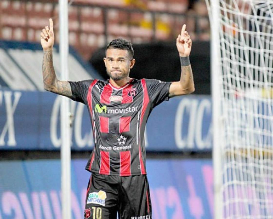 Carlos el Chino Discua marcó su cuarto gol con los Manudos en Costa Rica